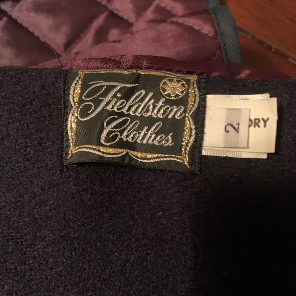 Navy wool child’s coat - Picture 4 of 7